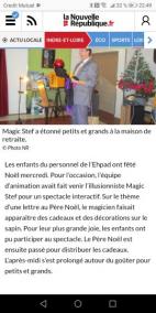 spectacle EHPAD